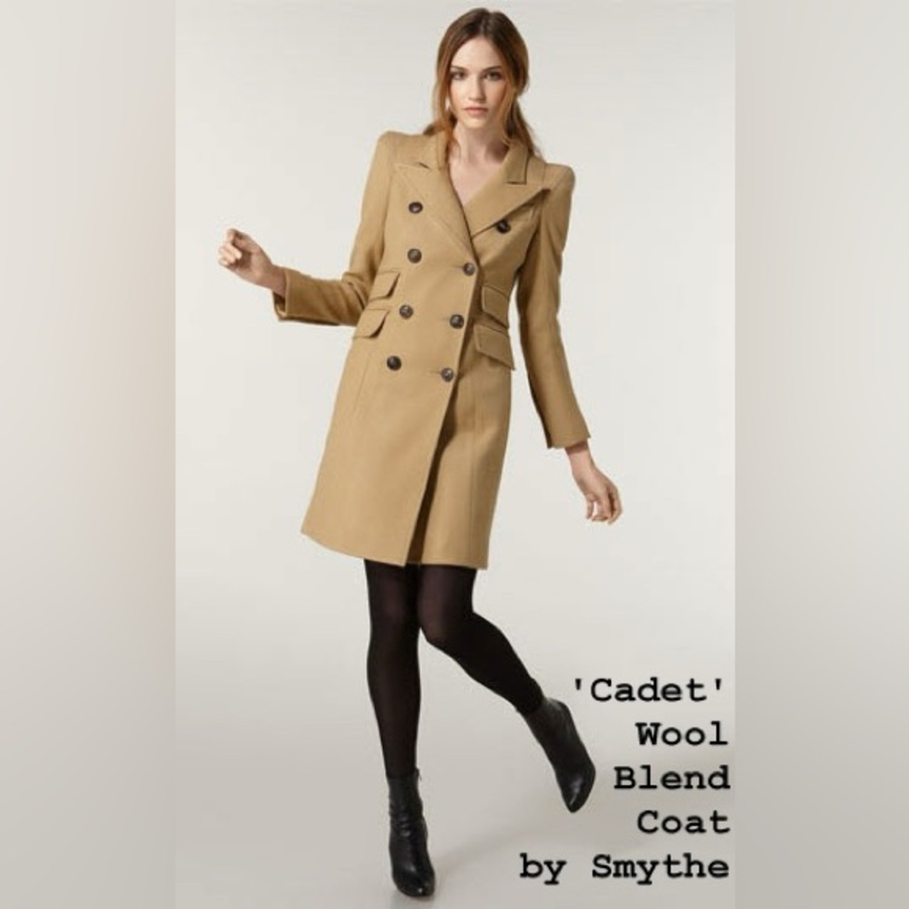Smythe “Cadet” Double-Breasted Coat – Military-Inspired Elegance - Picture 4 of 14